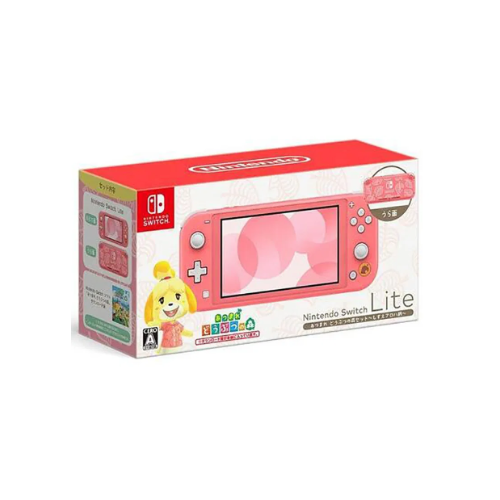 Nintendo Switch Lite Animal Crossing Coral